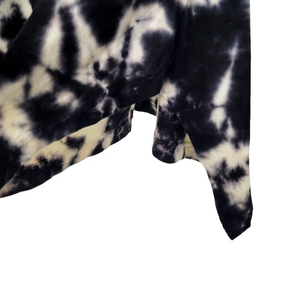 Sevya Handmade Tie-Dye V-Neck Asymmetrical Hem Tunic Top L Bundle of Two - Picture 5 of 10